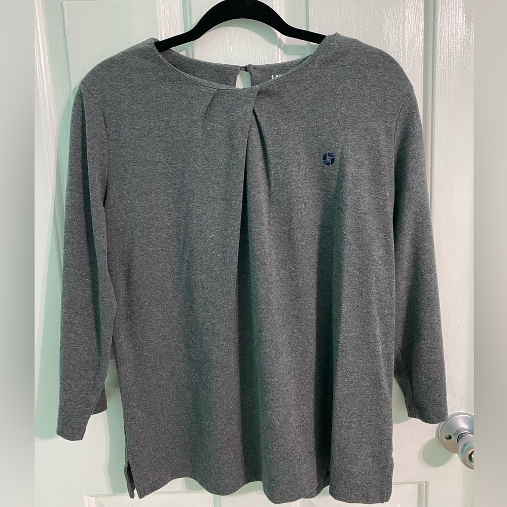 Grey Lands’ End shirt in good condition